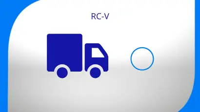 Caminhão com círculo externo RCV
